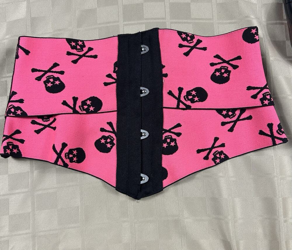 Skull Corset | 2XL/3XL | Hot Pink